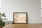 Framed room mockup - leaning