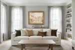 Framed room mockup - gold