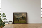 Framed room mockup - leaning
