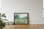 Framed room mockup - leaning