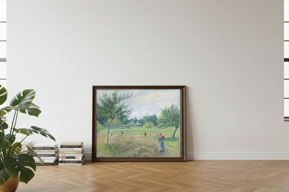 Framed room mockup - leaning