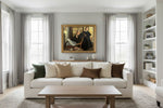 Framed room mockup - gold