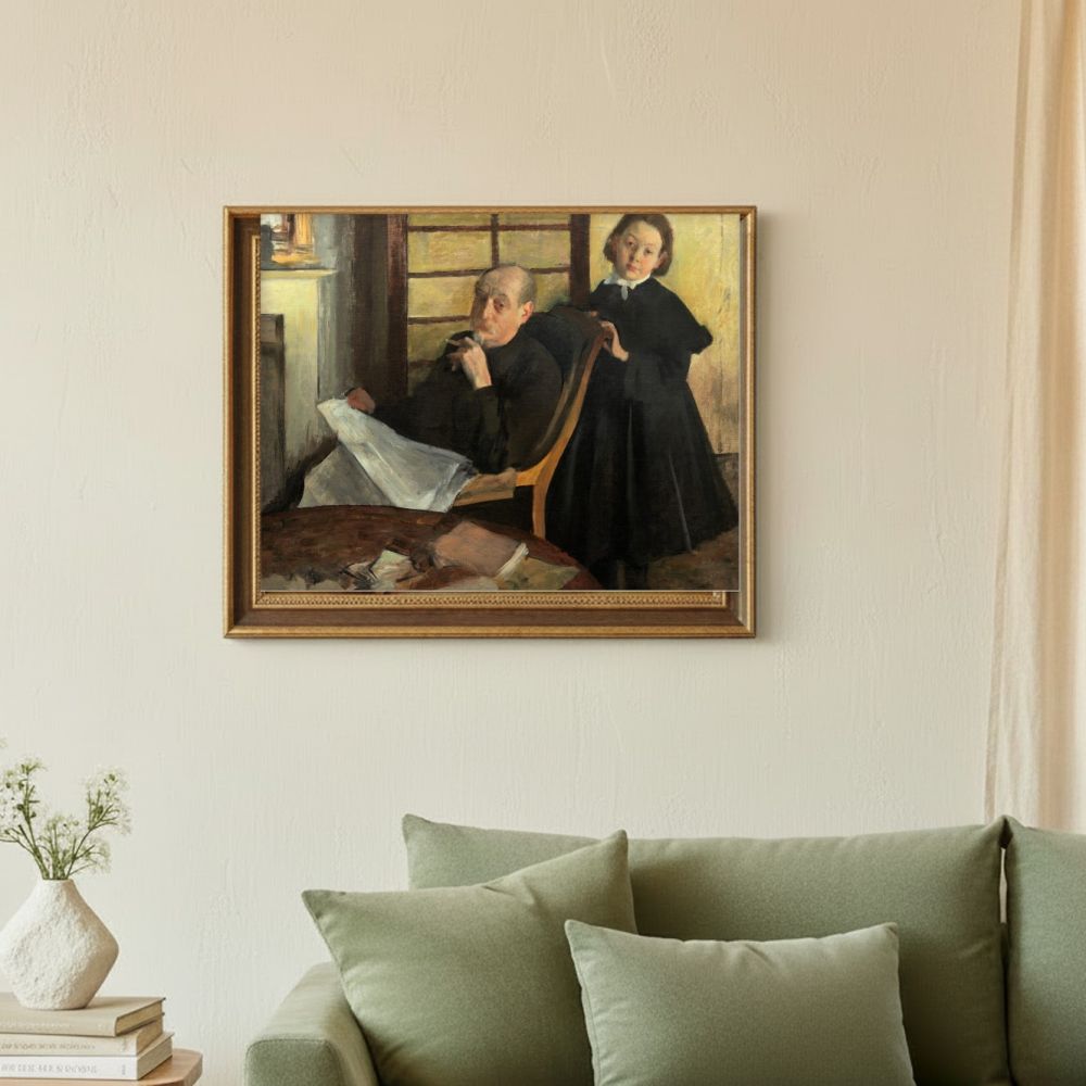 Framed room mockup - sage