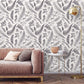 Herbs and Ferns Botanical Rustic Wallpaper - MAIA HOMES
