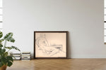 Framed room mockup - leaning