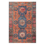 The Heritage Bloom Hand Knotted Rug features an intricate design with vibrant colors, ideal for enhancing any living space. This vintage area rug, perfect for living rooms, showcases a classic Persian style with floral motifs and a rich, warm palette. Its large size makes it a stunning centerpiece among area rugs for living room settings.