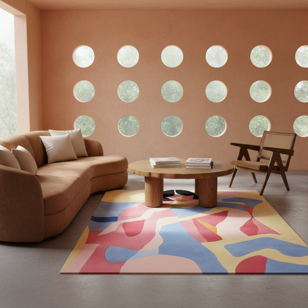 Higher Power Overflow Hand Tufted Rug