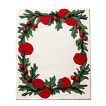 
The "Holly Berry Bliss Hand Tufted Rug" features a festive design with vibrant holly and berry accents, perfect for adding holiday cheer to any room. Handcrafted with care, this plush rug offers both comfort and seasonal charm to your home decor.