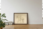 Framed room mockup - leaning