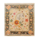The Horse & Petal Tapestry Hand Knotted Area Rug showcases a stunning blend of floral patterns with a majestic horse design. Perfect for adding a touch of elegance to your living room, this 8x10 Persian-style rug features intricate details and vibrant colors, making it a standout piece among living room area rugs.