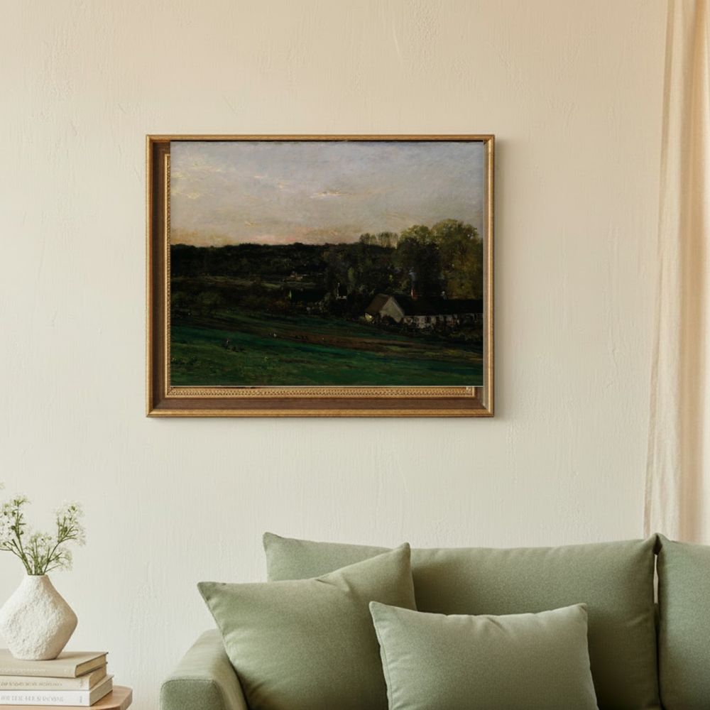Framed room mockup - sage