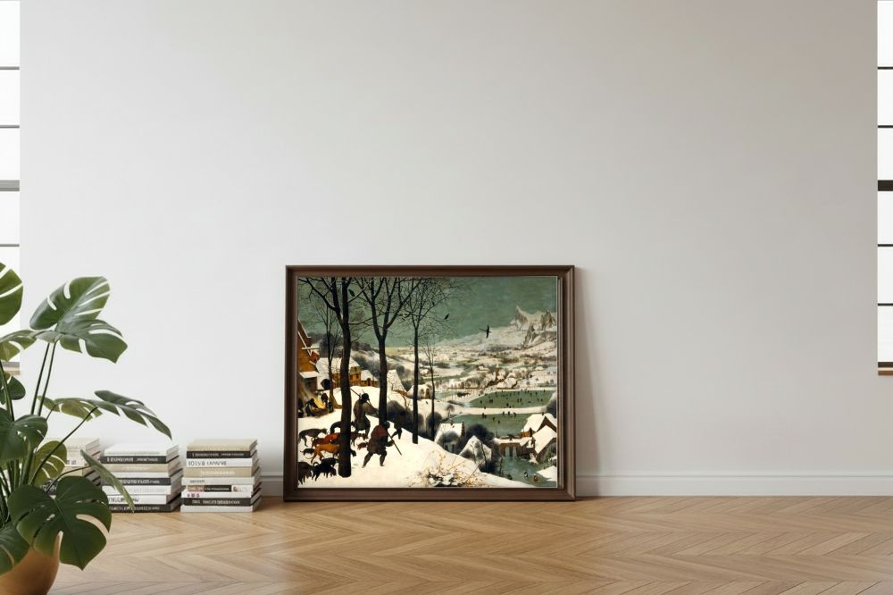 Framed room mockup - leaning