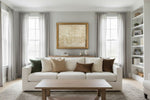Framed room mockup - gold