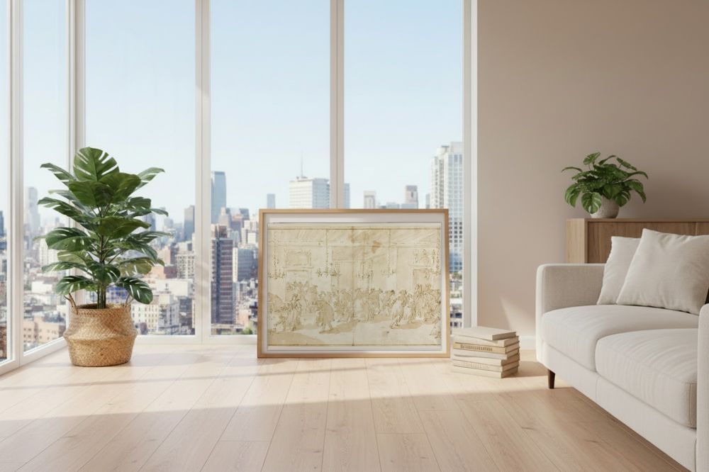 Framed room mockup - loft