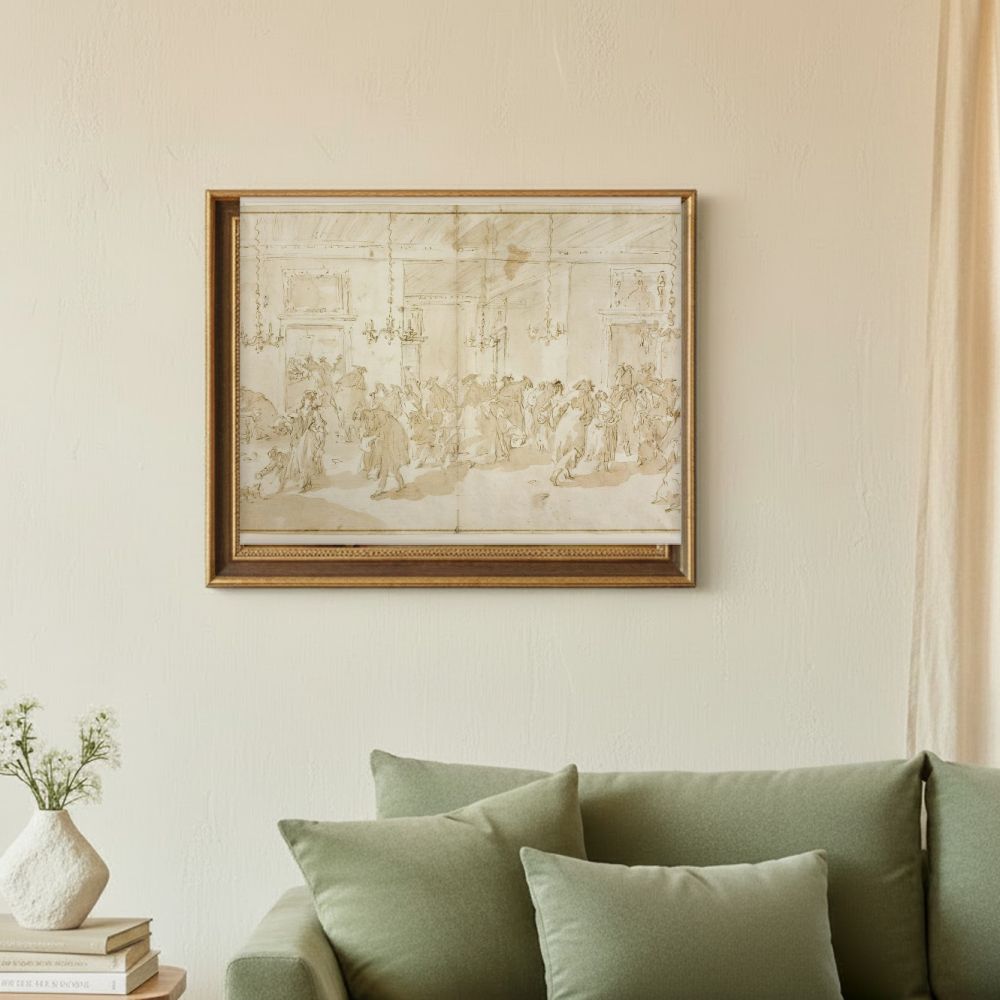 Framed room mockup - sage