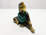 Mini Bronze Yoga Woman Sculpture