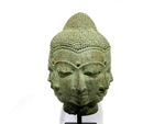 Bronze Many-Face Buddha Head Statue
