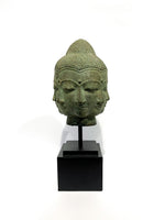 Bronze Many-Face Buddha Head Statue