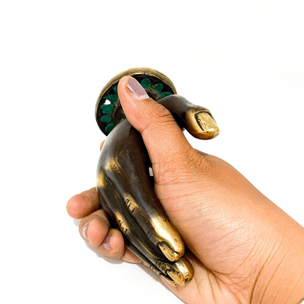 Solid Brass Handshake Door Handle