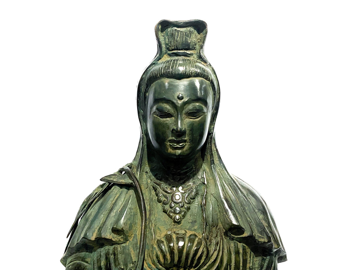 Bronze Kwan Yin Statue