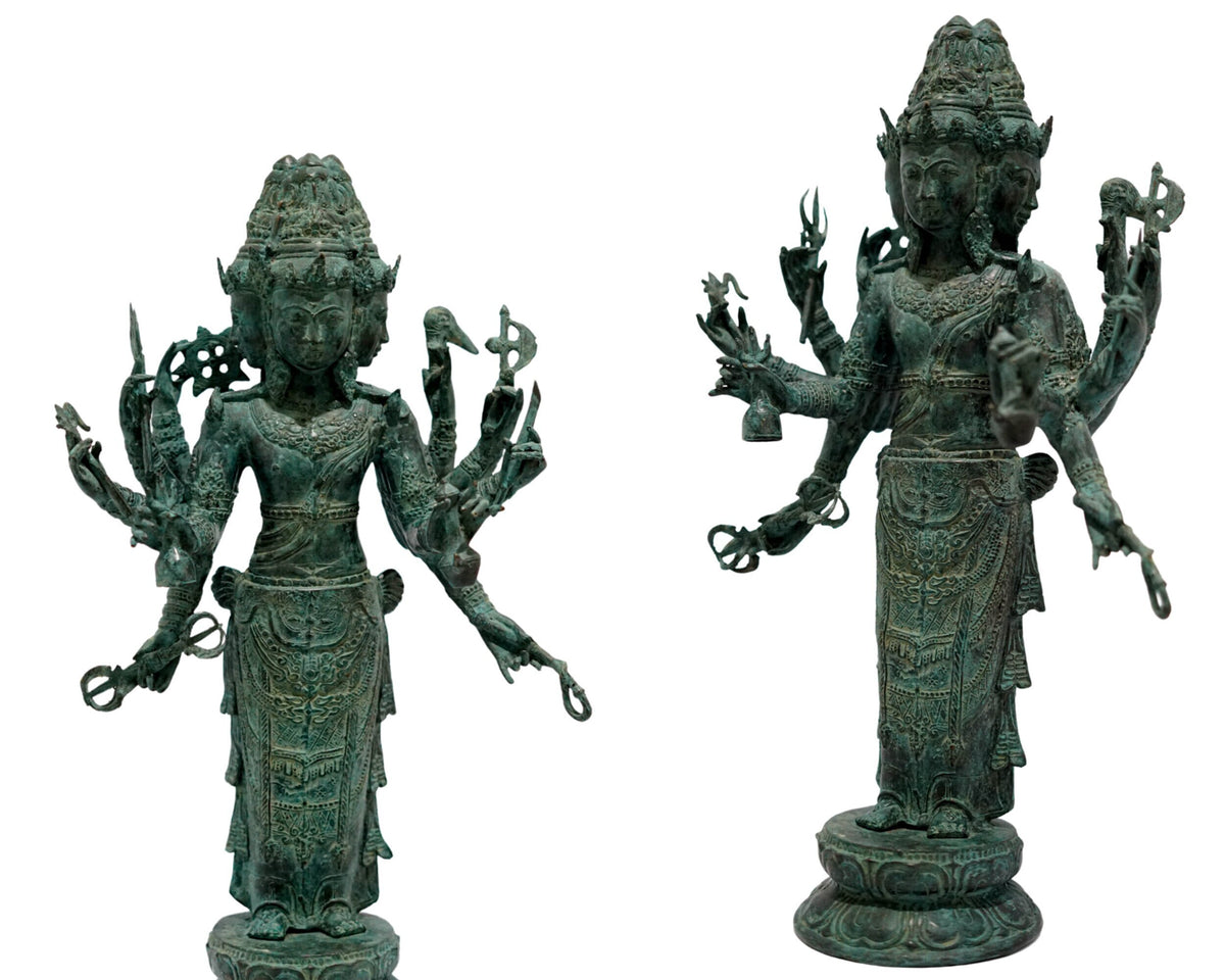 Bronze Trimurti Statue