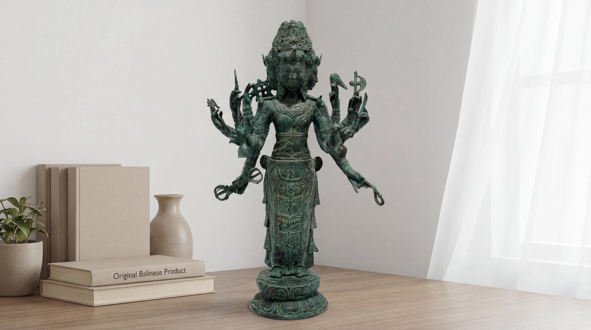 Bronze Trimurti Statue