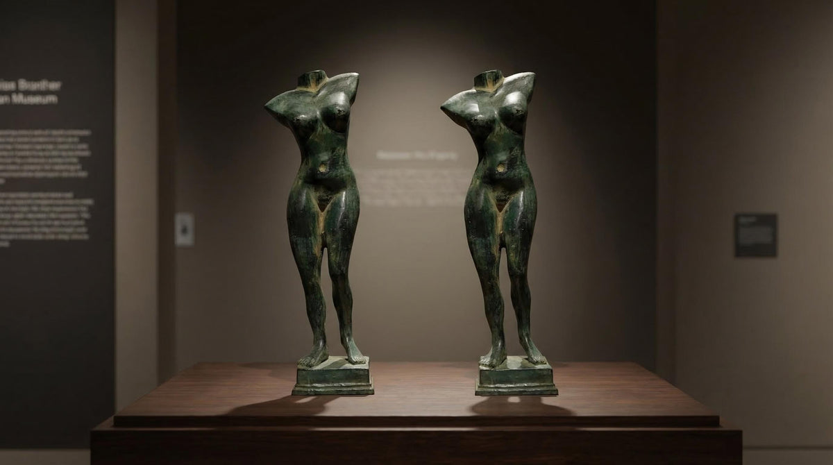 Brass Torso Sculpture