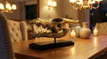 Bronze Dragon Skull Statue
