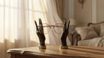Solid Brass Hand Eyeglass Holders - Pair