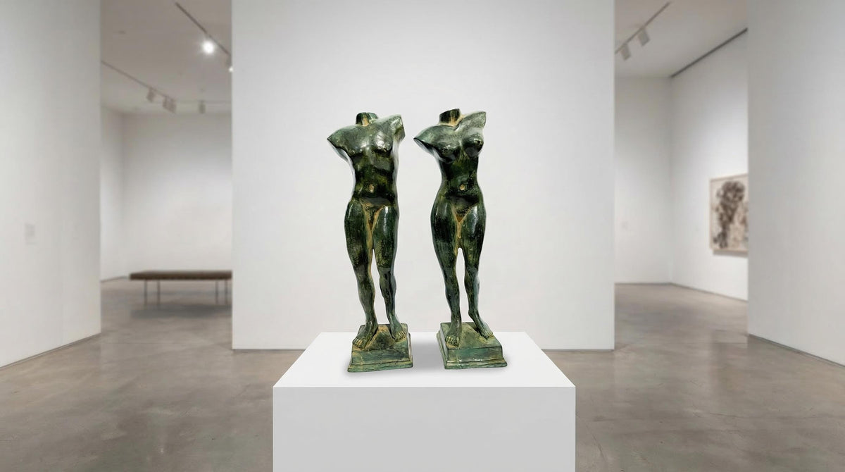 Brass Torso Sculpture