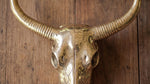 Brass Buffalo Skull Wall Decor