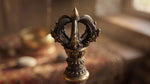Solid Brass Shiva Trident Statue