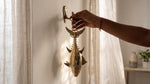 Solid Brass Tuna Fish Wall Hanging