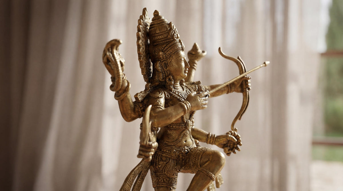 Solid Brass Vishnu Statue