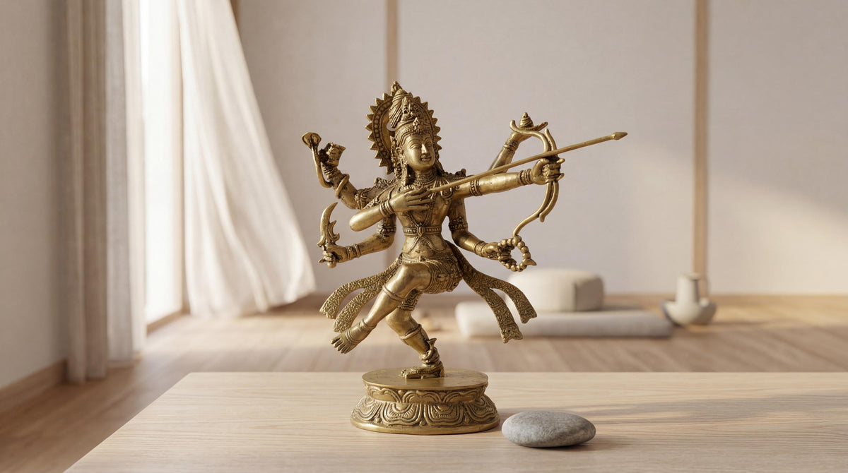 Solid Brass Vishnu Statue