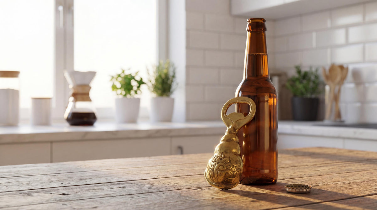 Solid Brass Snail Bottle Opener