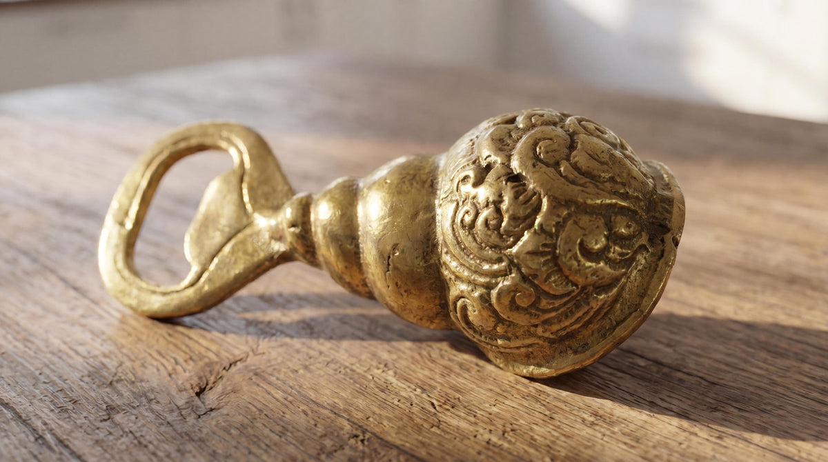 Solid Brass Snail Bottle Opener