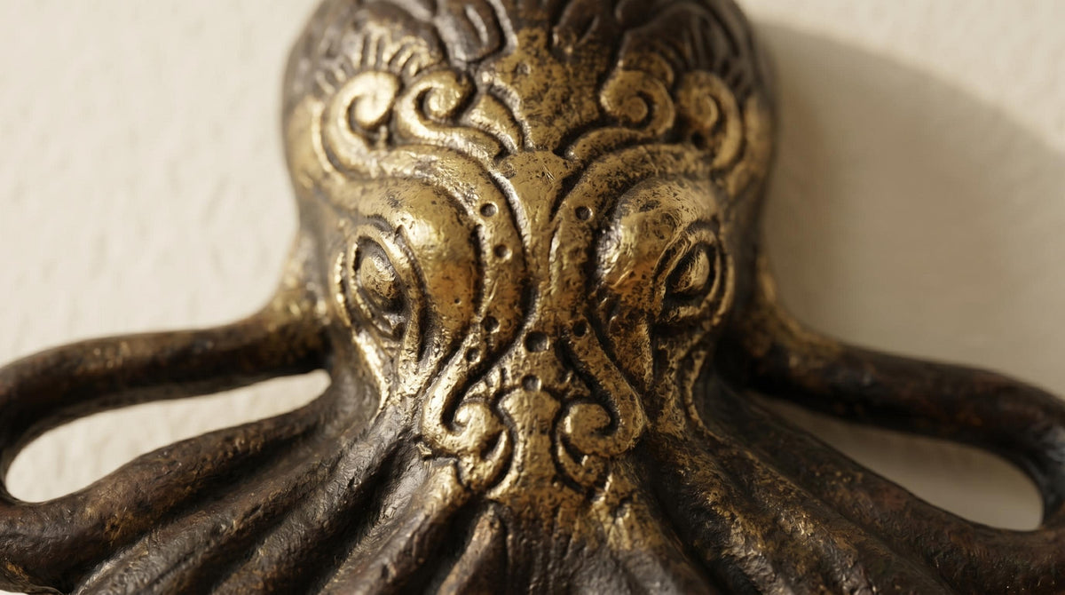 Solid Brass Octopus Bottle Opener
