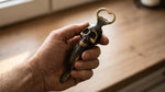 Solid Brass Skull Bottle Opener