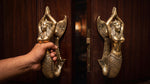 Solid Brass Mermaid Door Handle - Pair