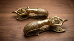 Solid Brass Mermaid Door Handle - Pair