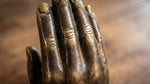 Solid Brass Handshake Door Handle