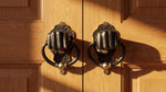 Solid Brass Fist Door Knocker