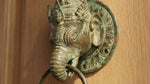Solid Brass Ganesha Door Knocker