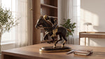 Brass Polo Player Statue