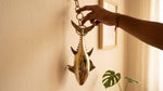 Solid Brass Tuna Fish Wall Hanging