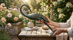 Brass Crane Statue