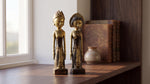 Brass Balinese Welcoming Couple Statues