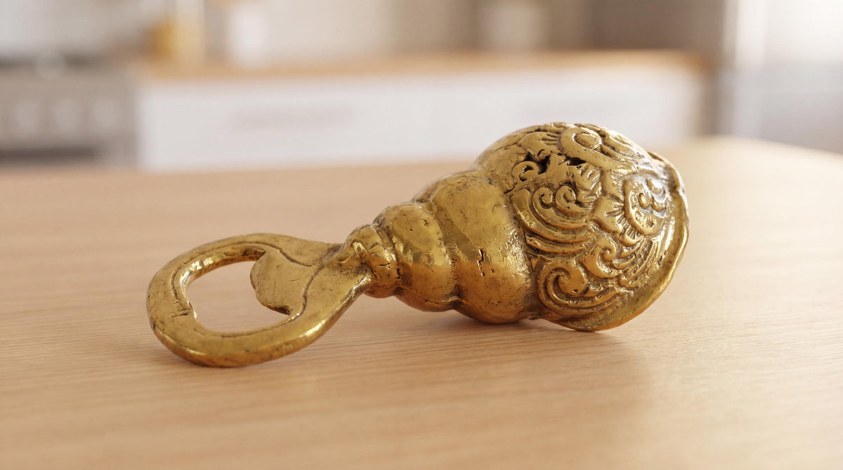 Solid Brass Snail Bottle Opener