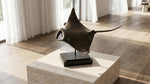 Bronze Manta Ray Statue